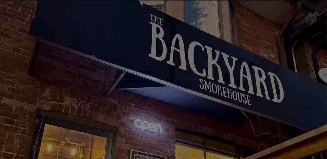 The Backyard Smokehouse — halal BBQ restaurant on Dupont Street, Toronto