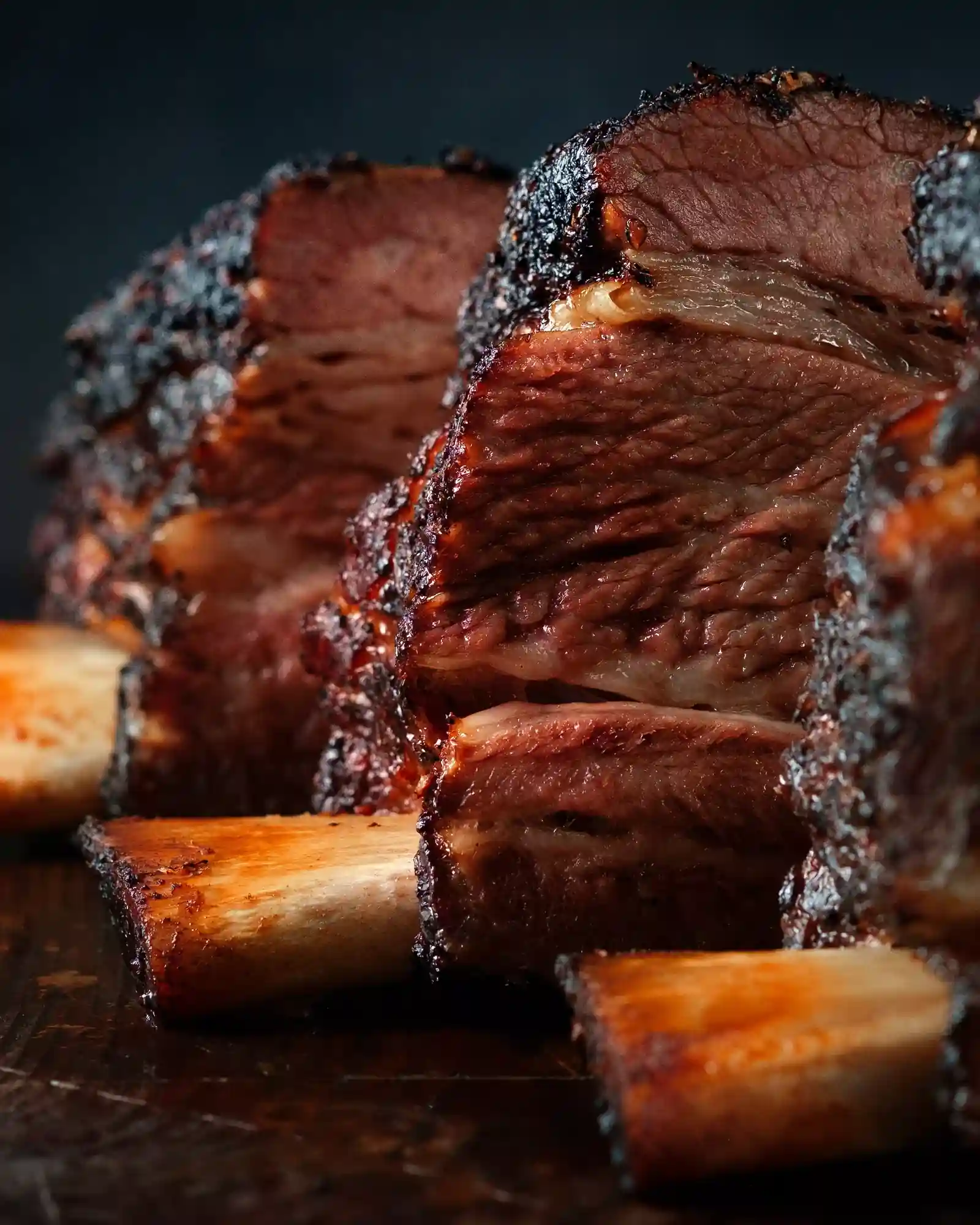 Best date night restaurants Mississauga — Gourmet smoked beef short ribs platter for two